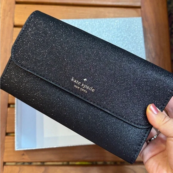 Kate Spade Sparkling Black Clutch - Picture 2 of 4